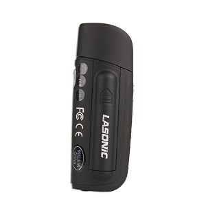 Lasonic 2GB USB MP3 Player w/FM/Voice (Black)